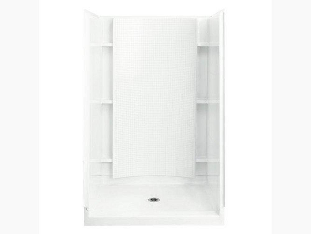 Sterling White 48 x 72-1/4 in. Shower Wall in White 