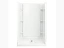 48 in. Shower Wall in White