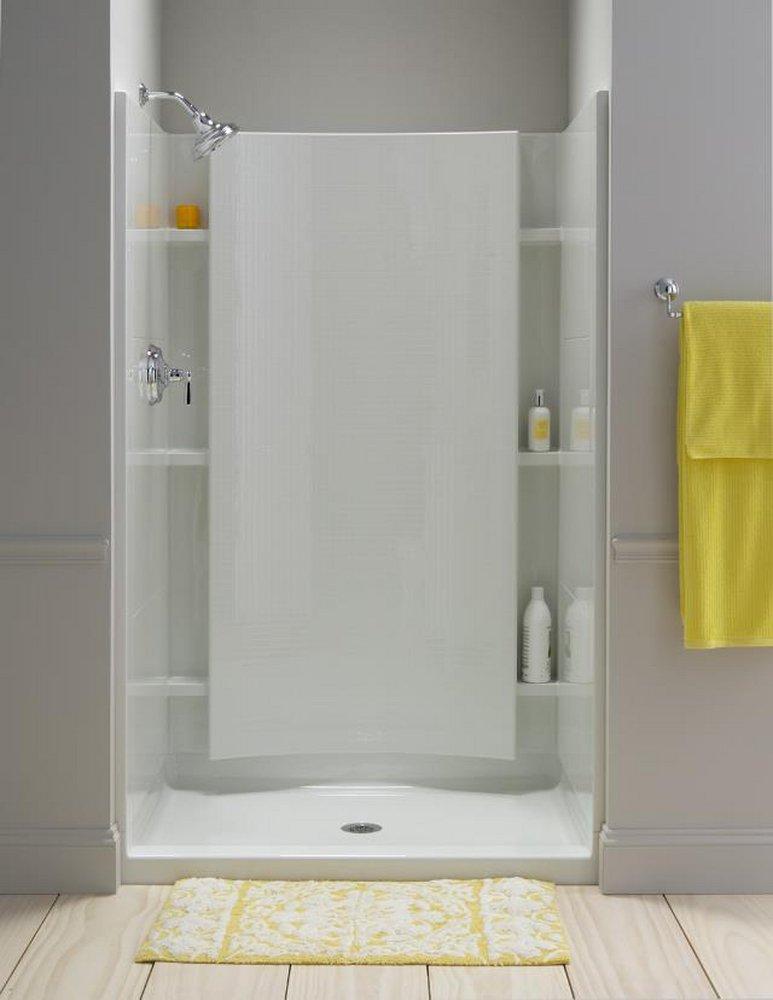 Sterling White 60 in. Shower Wall in White 