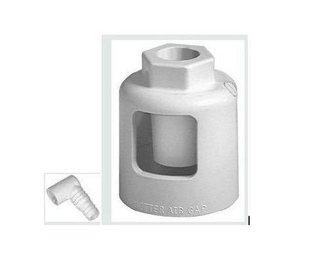 J. H. Verneco White 1/2 x 5/8 in. Plastic White Air Gap 