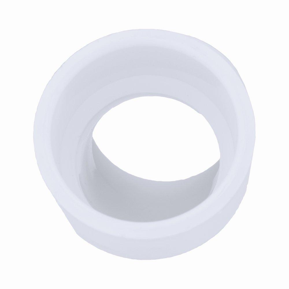 White PVC DWV 45&deg; Elbow 
