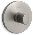 Valve Trim with Oval Handle for Thermostatic Valve in Vibrant Brushed Nickel