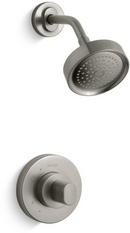 2.5 gpm Bath and Shower Trim Kit with Single Oblong Handle in Vibrant Brushed Nickel