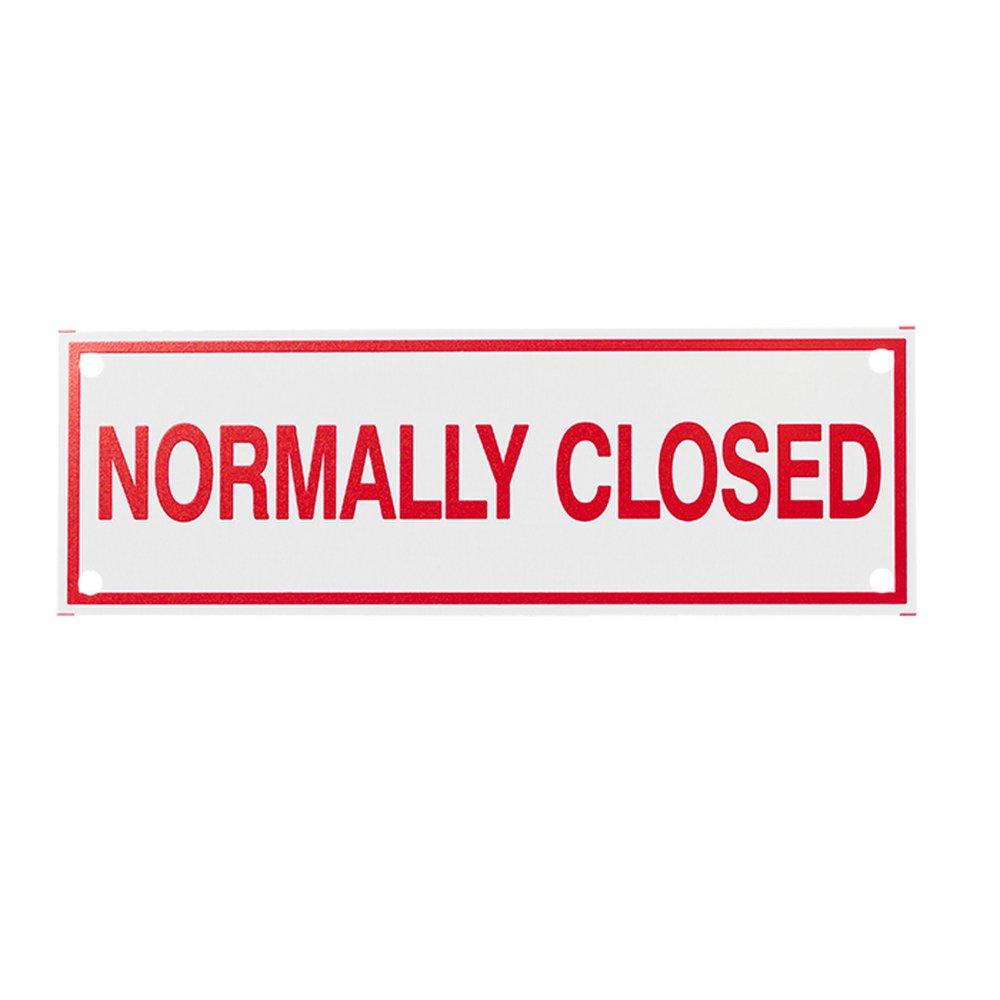 FPPI® White 2 in. Aluminum Fire Sprinkler Sign 