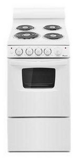 19-3/4 in. Electric 4-Burner Coil Freestanding Range in White