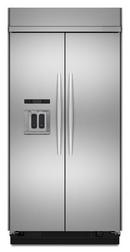 48-1/4 in. 18.6 cu. ft. Side-By-Side Refrigerator in Stainless Steel/Black