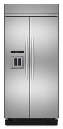 42-1/4 in. 15.9 cu. ft. Side-By-Side Refrigerator in Stainless Steel/Black