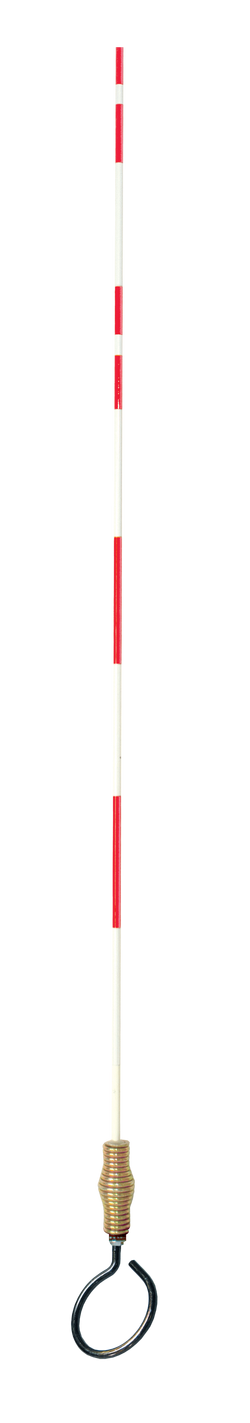 3/8 in. x 5 ft. Hydrant Marker in White and Red
