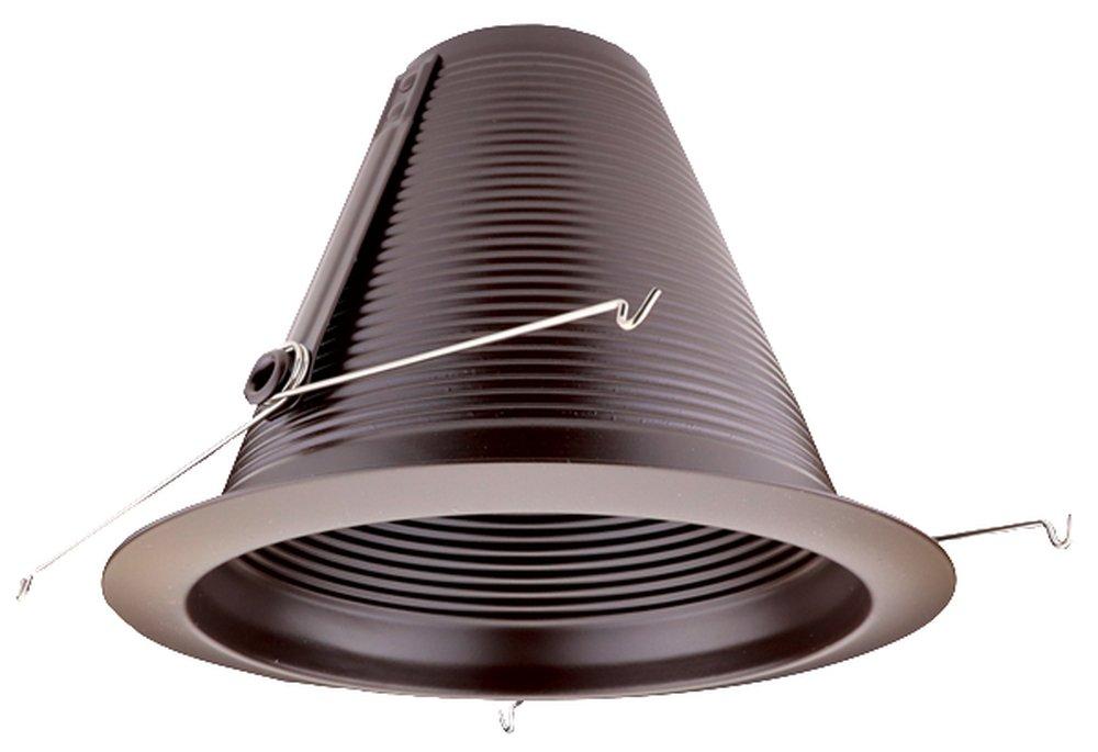 Elco Lighting Bronze Airtight Metal Baffle Cone with Torsion Springs 