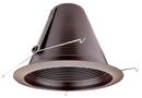 Elco Lighting Bronze Airtight Metal Baffle Cone with Torsion Springs 