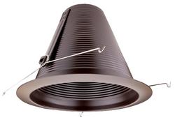 Airtight Metal Baffle Cone with Torsion Springs in Bronze