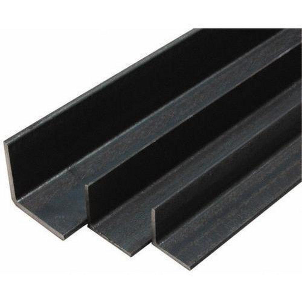 Black 1/4 x 2 in. 20 ft. Iron Angle in Black 