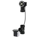 Geberit White 24 in. Tub Depth Cable-Operated Bath Waste and Overflow Bathtub Drain 