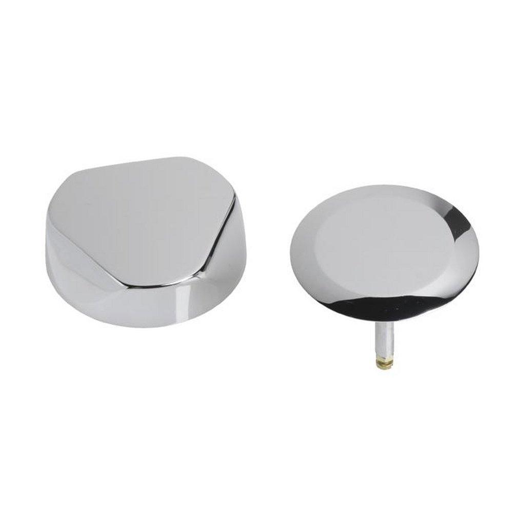 Geberit Polished Chrome 3-1/2 in. Brass Trim Kit 