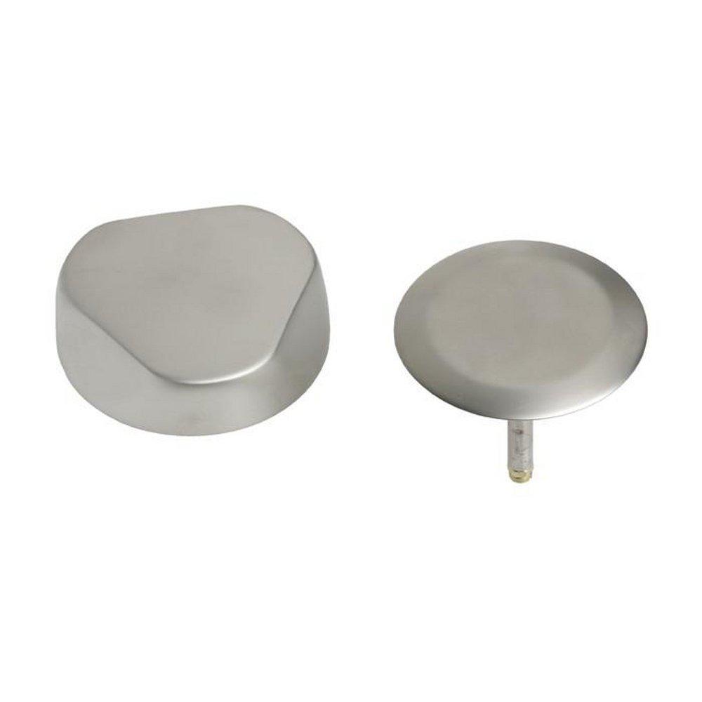 Geberit Brushed Nickel 3-1/2 in. Brass Trim Kit 