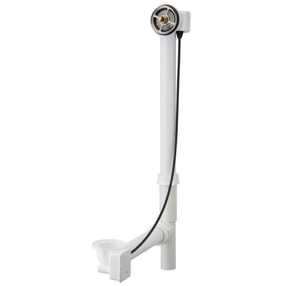 Geberit 17- 24 in. Deep Bath Waste and Overflow Tubular Rough- In with 33 Cable 