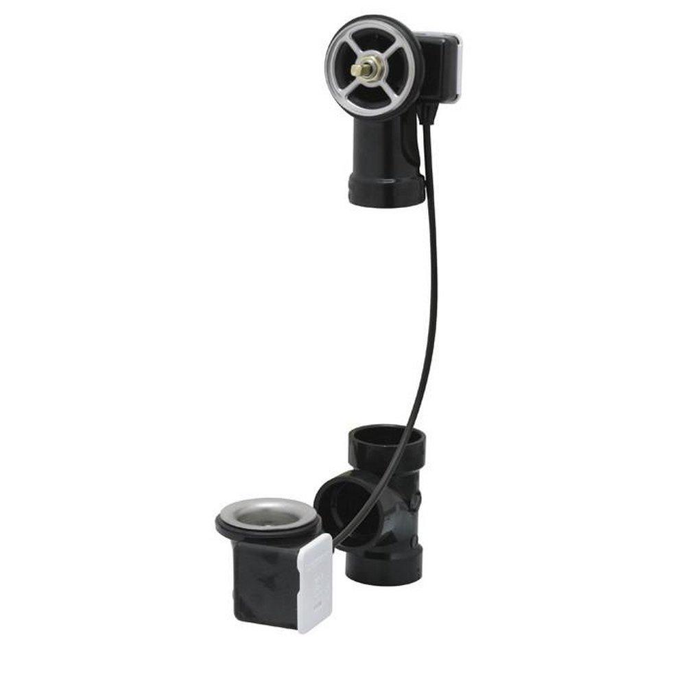 Geberit Brown 17 in. ABS Lift and Turn Waste and Overflow Drain 