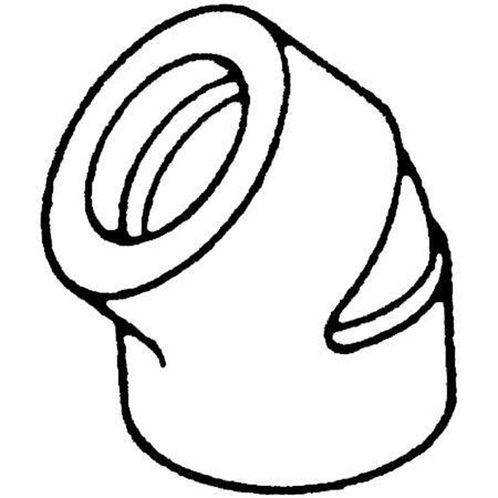 Socket Weld 3000# Domestic Forged Carbon Steel 45 Degree Elbow 