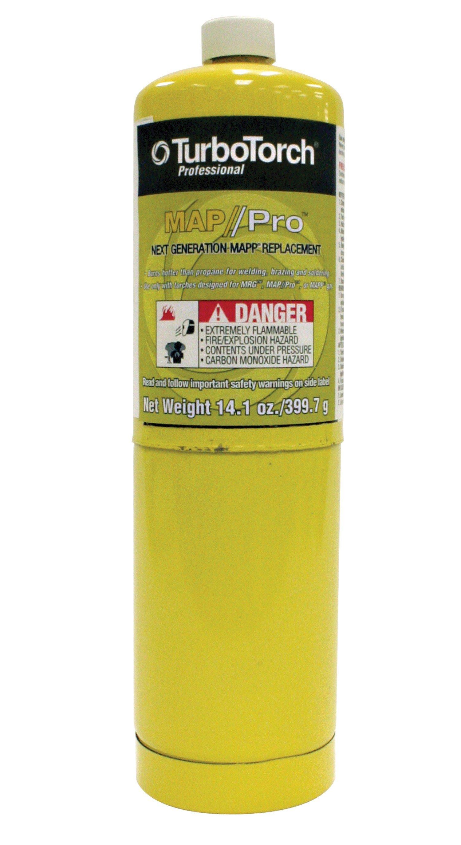 Victor Turbo Torch White Propane Tank 
