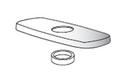 Sloan Valve Chrome Plated Trim Plate in Chrome Plated 
