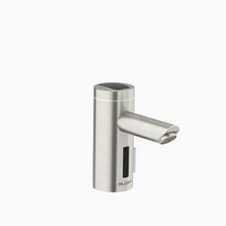 0.5 gpm Solar Powered Sensor Bathroom Sink Faucet with Integrated Side Mixer in Brushed Nickel