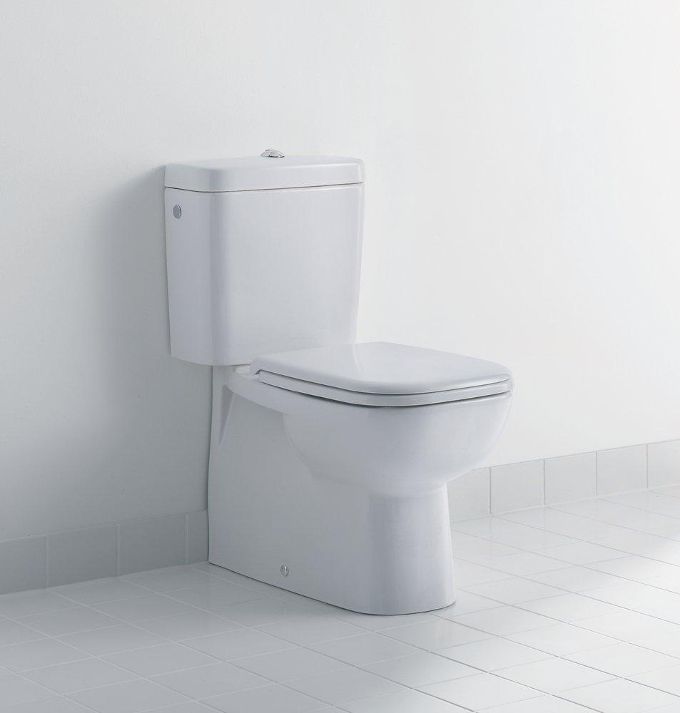 Duravit White 1.28 gpf Elongated Toilet Bowl 
