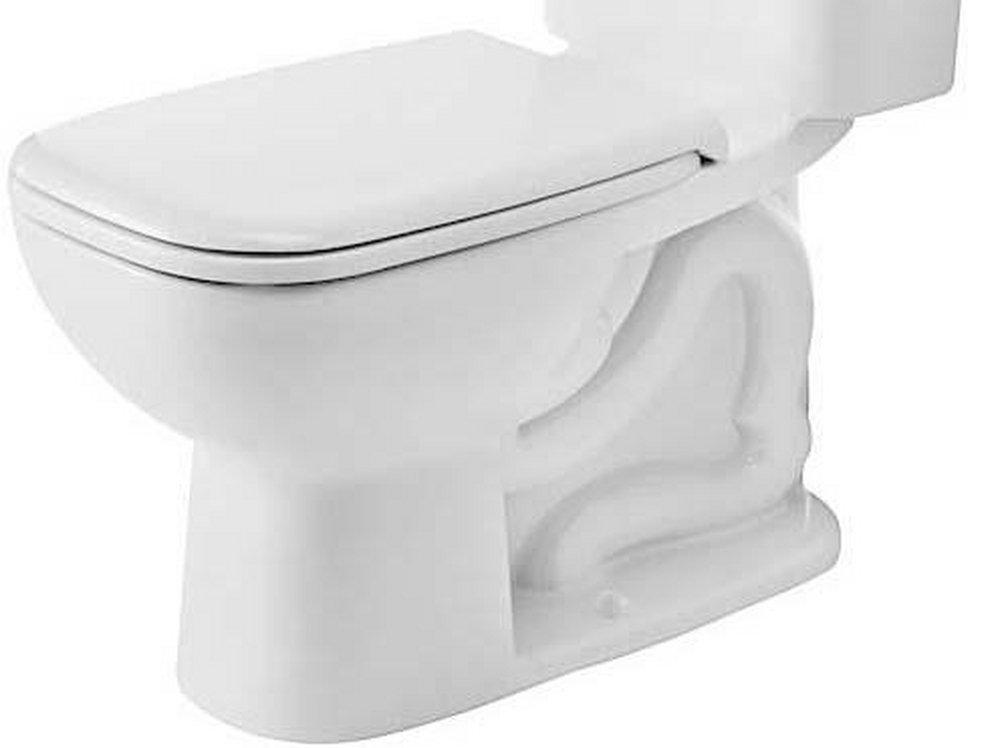 Duravit White 1.28 gpf Elongated Toilet Bowl 