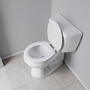 Jones Stephens White Round Closed Front with Cover Toilet Seat 