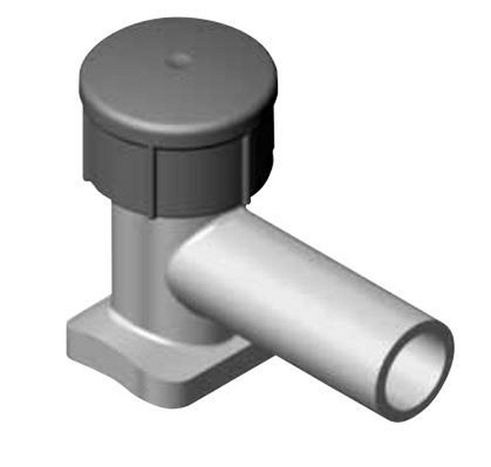 Georg Fischer Central Plastics IPS 200# Reducing SDR 11 Butt Fusion MDPE Tapping Tee with Rectangular Base and Butt Outlet 
