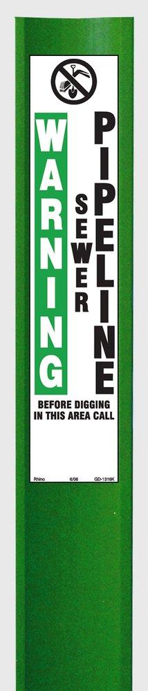 Pollardwater Green Pipe Marker Post 