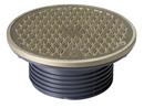 4 in. Hub ABS and PVC Cleanout Fixture with 6-1/2 in. Round Nickel Bronze Ring and Cover