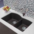 BLANCO Cafe 32 x 20-27/32 in. No Hole Composite Double Bowl Undermount Kitchen Sink 
