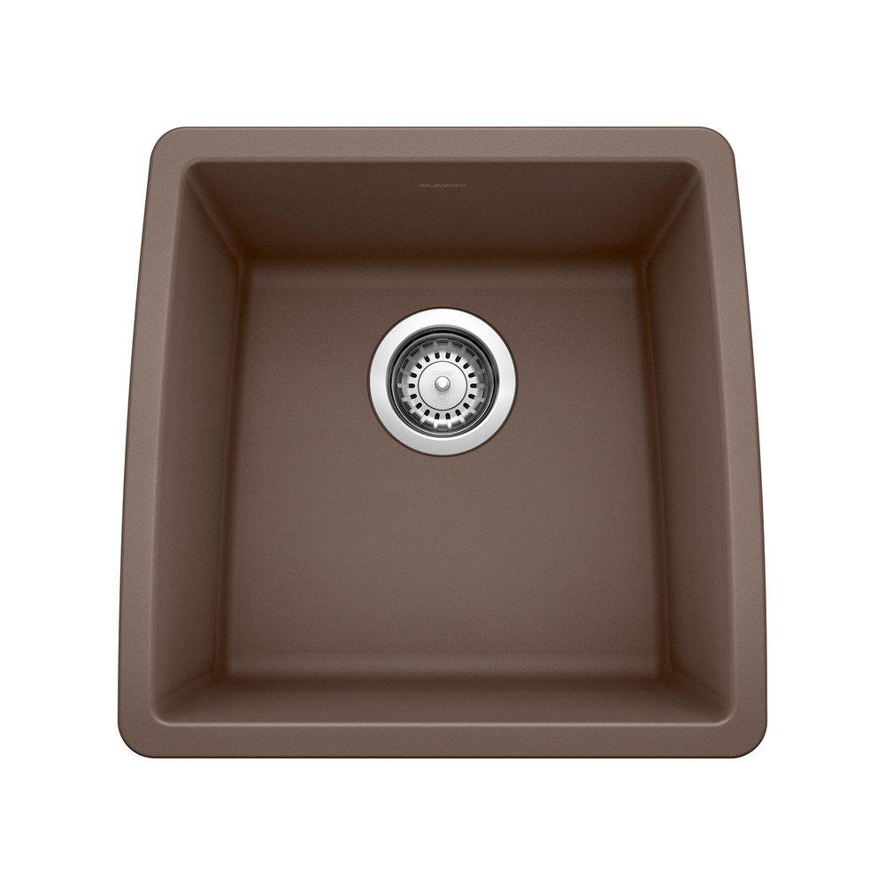 BLANCO Café 17-1/2 x 17 x 9 in. Under-Mount Single Bowl Sink 