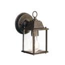 Kichler Lighting Tannery Bronze 4-3/4 in. 100W 1-Light Outdoor Wall Lantern 