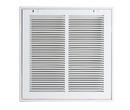 20 x 20 in. Filter Grille Return Air in White Steel