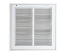 PROSELECT&reg; White 12 in. Filter Grille in White Steel 