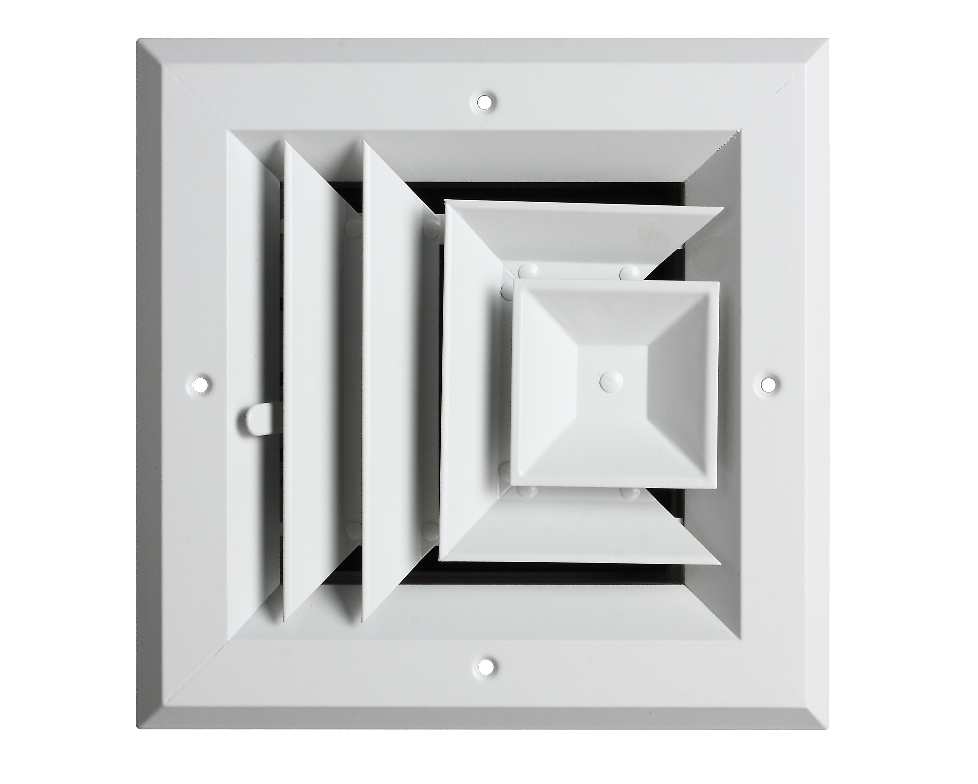 PROSELECT&reg; White Aluminum 3-Way Ceiling Diffuser in White 