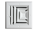 PROSELECT&reg; White Aluminum 3-Way Ceiling Diffuser in White 