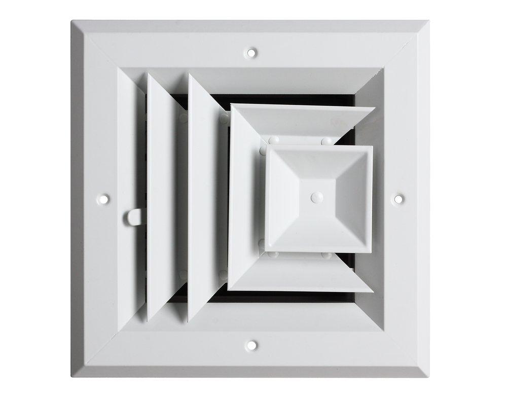 PROSELECT&reg; White Residential Ceiling Diffuser in White Aluminum 
