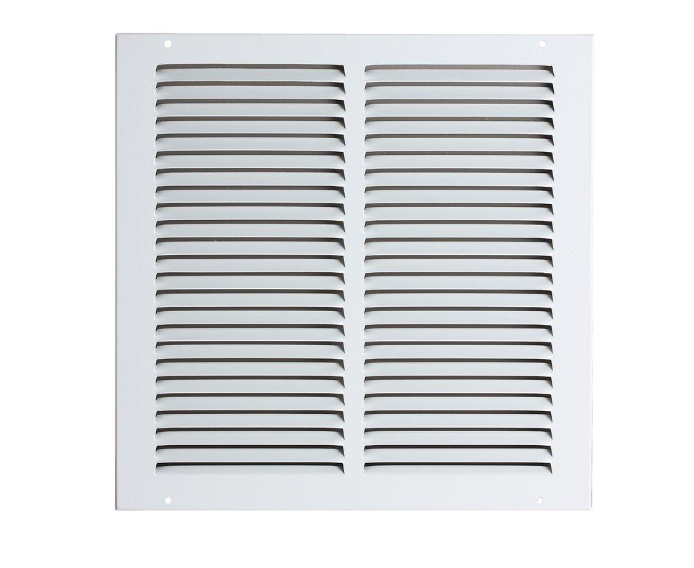 PROSELECT&reg; White 10 x 8 in. Residential Return Grille in White Steel 