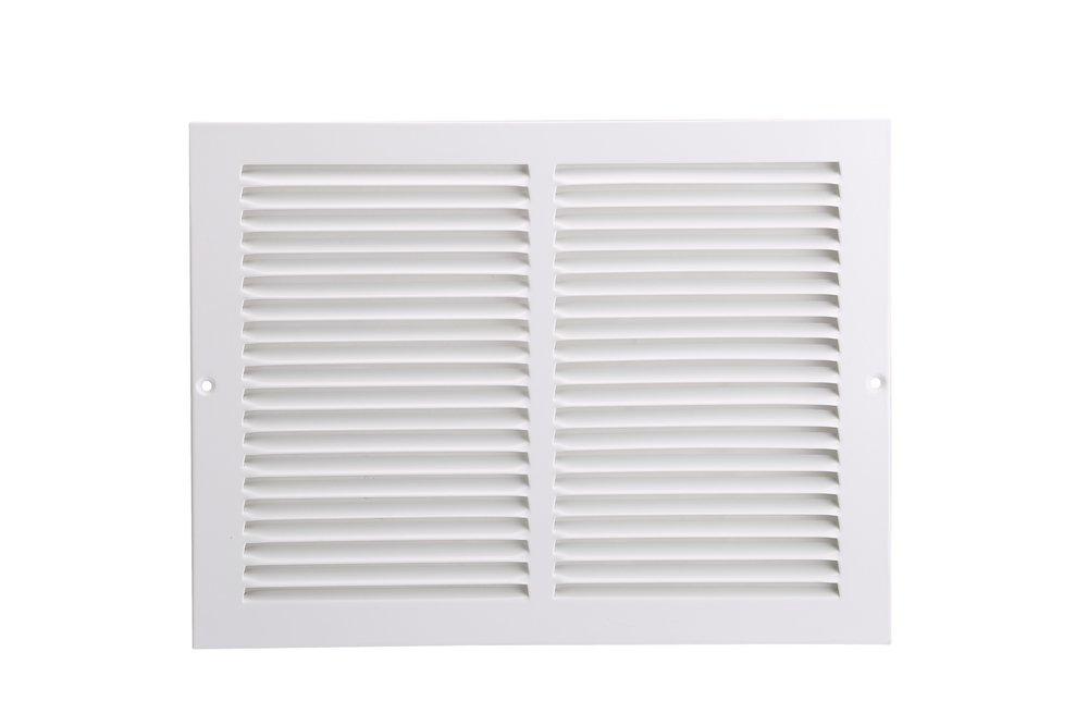 PROSELECT&reg; White 14 x 8 in. Residential Return Grille in White Steel 