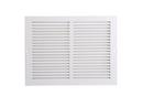 PROSELECT&reg; White 14 x 8 in. Residential Return Grille in White Steel 