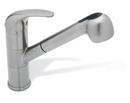 2.2 gpm Single Lever Handle Kitchen Sink Faucet with 7-3/4 in. Spout Reach in Satin Nickel