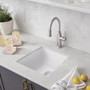 BLANCO White 17-1/2 x 17 x 9 in. Under-Mount Single Bowl Sink 