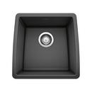 17-1/2 x 17 x 9 in. Undermount Single Bowl Sink Anthracite