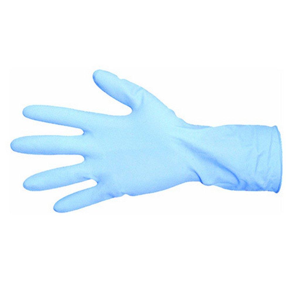 Christy's Blue 15 mil Powder Free Latex Industrial Disposable Gloves in Blue (Box of 50) 