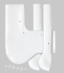 Soft P-Trap and Supply Covers in White