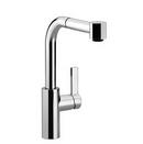 Single Handle Pull Out Kitchen Faucet in Matt Platinum