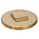 3-1/2 in. Brass Square Head Clean-Out Plug