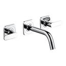 AXOR Polished Chrome Two Handle Widespread Bathroom Sink Faucet 